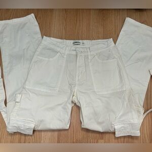 White Cargo Pants